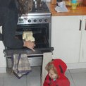 Baking cookies